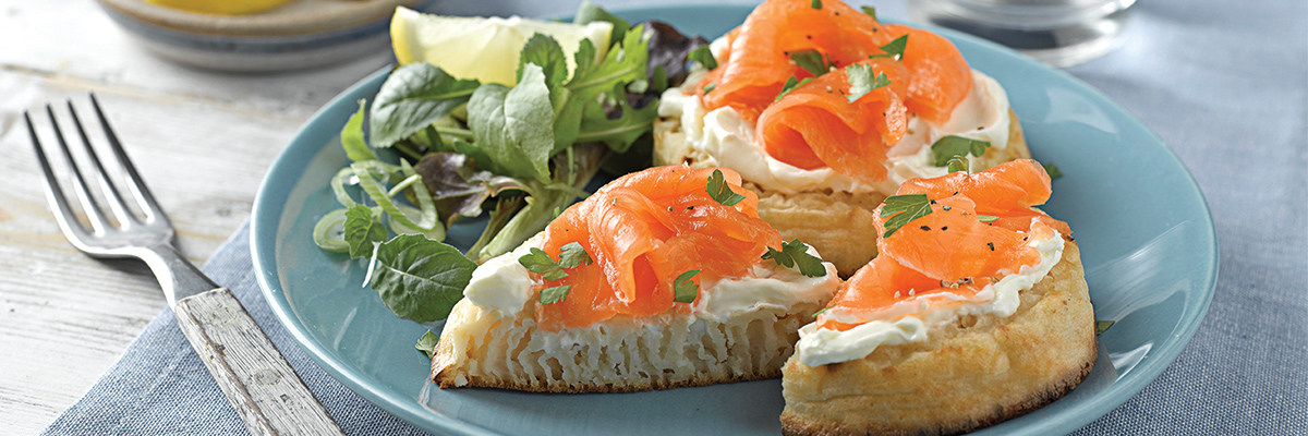 Crumpets with Smoked Salmon | Recipes | Warburtons Gluten Free
