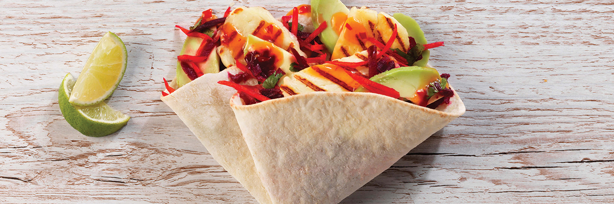 Halloumi Wraps | Recipes | Warburtons Gluten Free