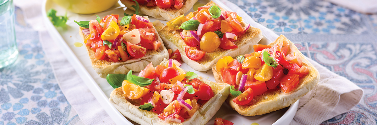 Gluten Free Bruschetta | Recipes | Warburtons Gluten Free