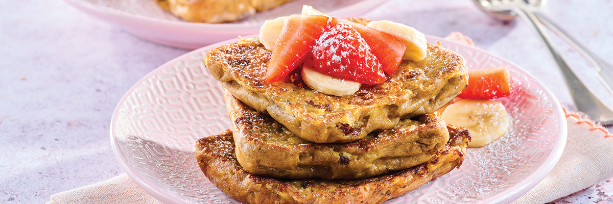 Fruity Bun French Toast | Recipes | Warburtons Gluten Free